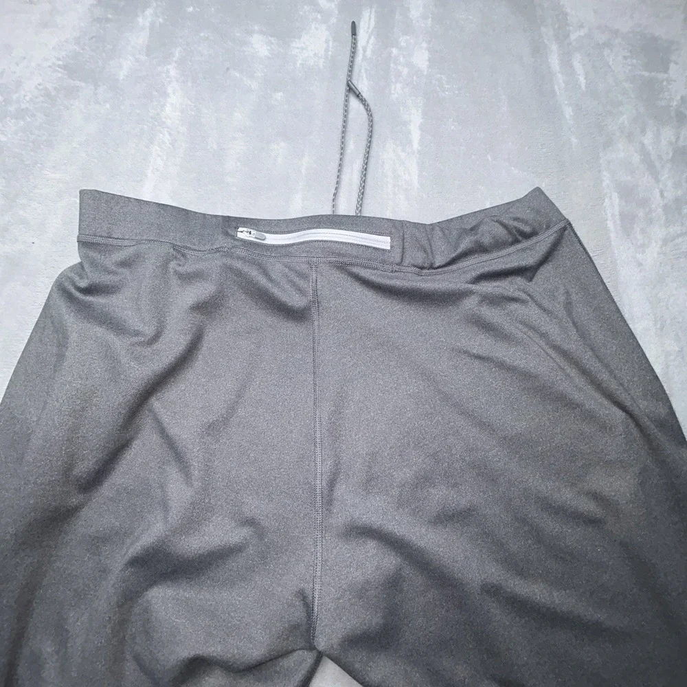Peter Millar Athletic Pants XXL Gray Performance Stretch Reflective Zip Pocket